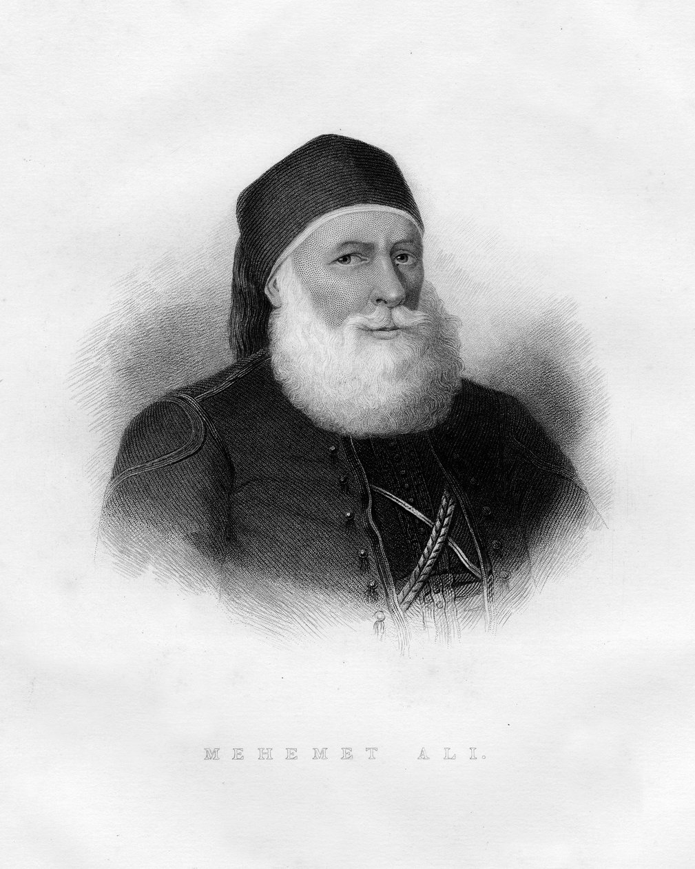 19. yüzyıl Mısır valisi Muhammed Ali Paşa by Unbekannt
