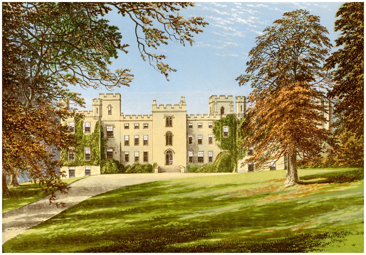 Mulgrave Kalesi, Yorkshire, Normanby Markisinin evi, c1880 by Unbekannt