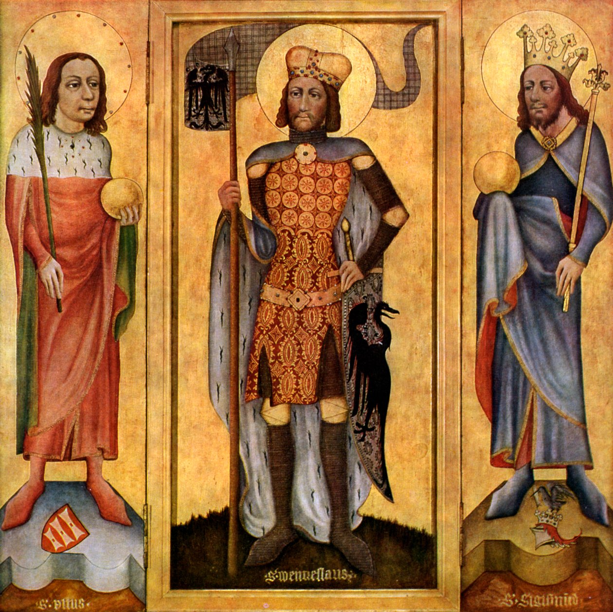 Mulhouse Altarpiece, açık, c1385 1955 by Unbekannt