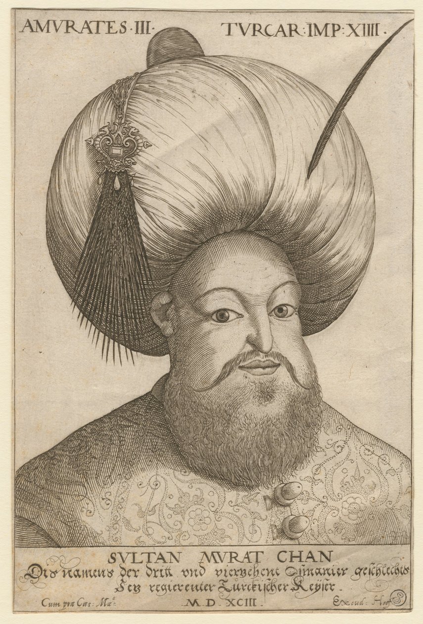 Murad 1546-1595, Osmanlı İmparatorluğu Sultanı, 1593 by Unbekannt