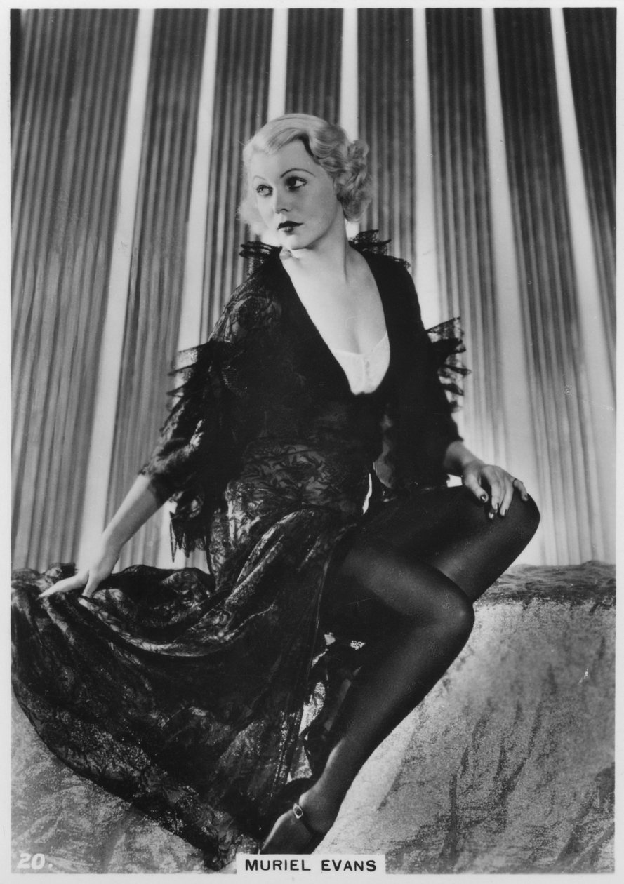 Muriel Evans, Amerikalı sinema oyuncusu, c1938 by Unbekannt