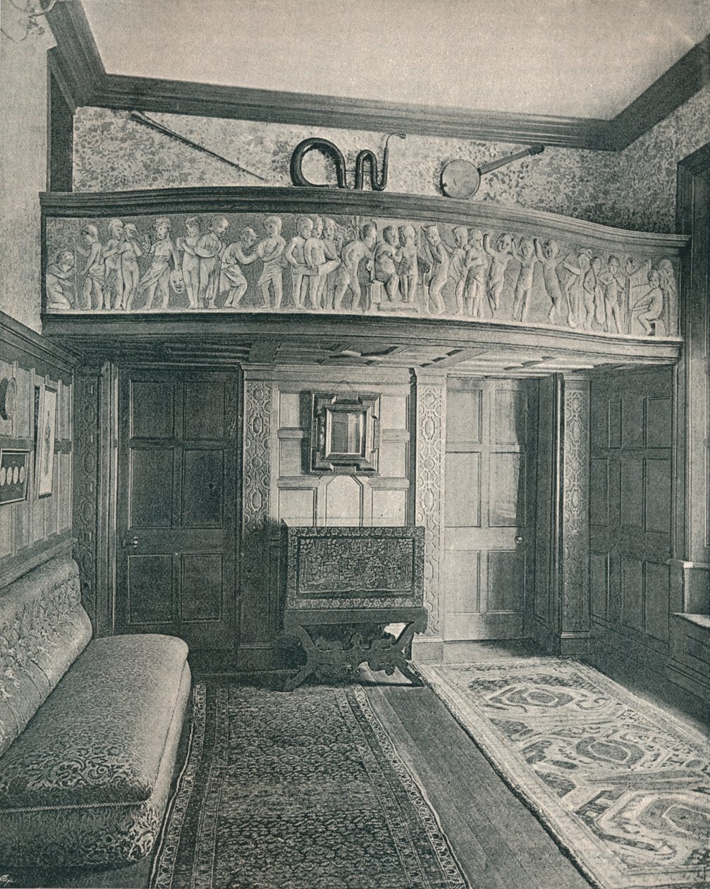 Heykelli Müzik Galerisi, c1893. by Unbekannt