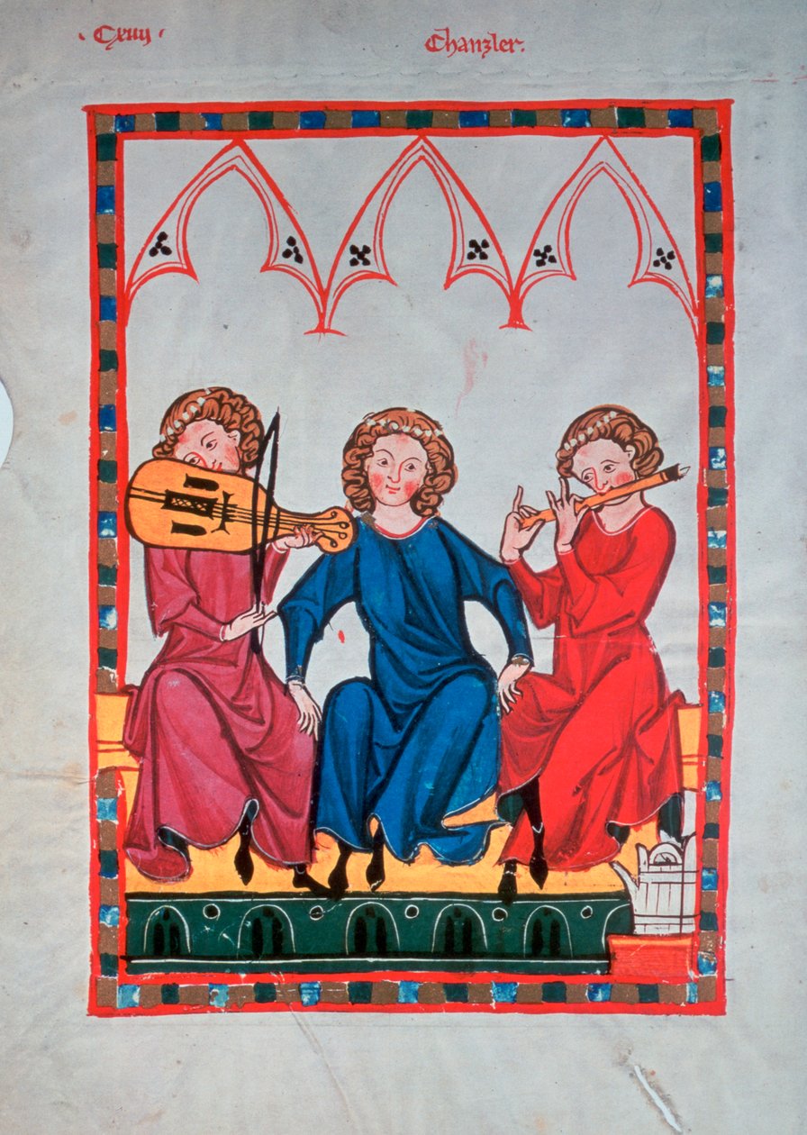 Müzisyenler, 1304-1340 by Unbekannt