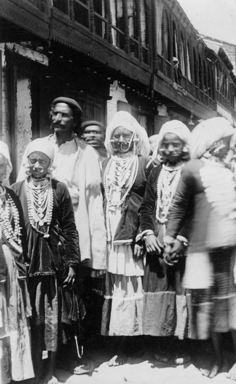 Müslüman tepe kabilesi halkı, Chakrata, Hindistan, 1917 by Unbekannt