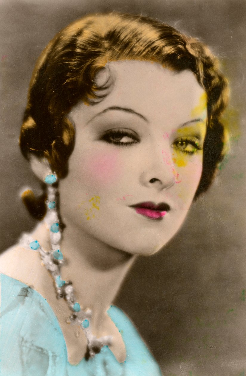 Myrna Loy 1905-1993, Amerikalı oyuncu, 20. yüzyıl by Unbekannt
