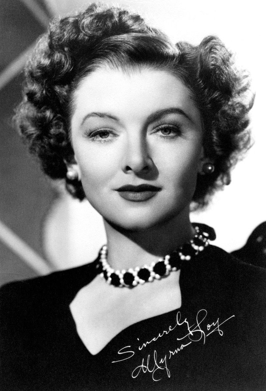 Myrna Loy 1905-1993, Amerikalı aktris, c1930s-c1940s by Unbekannt
