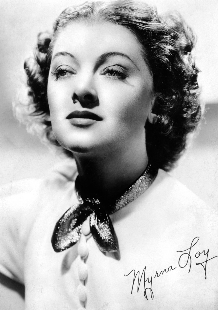 Myrna Loy 1905-1993, Amerikalı aktris, c1930s-c1940s by Unbekannt