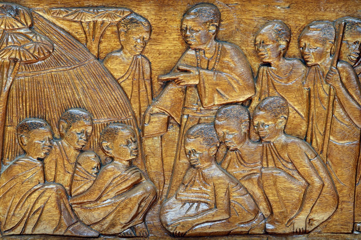 Namugongo Katolik şehitlerin tapınağı, Kampala. Kilise kapısı kabartması, 20160217, Kampala, Uganda by Unbekannt