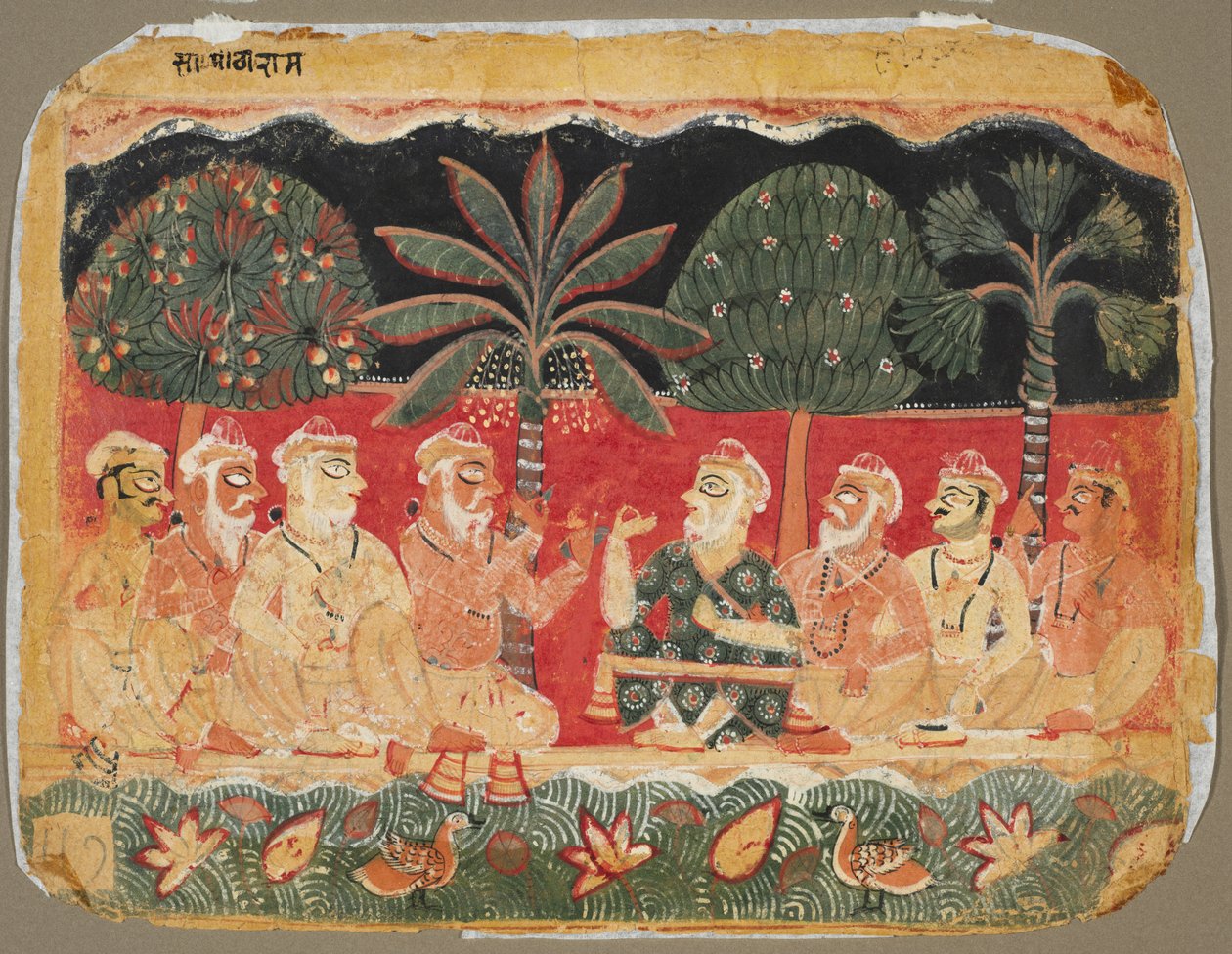 Nanda ve Yaşlılar, bir Bhagavata Purana