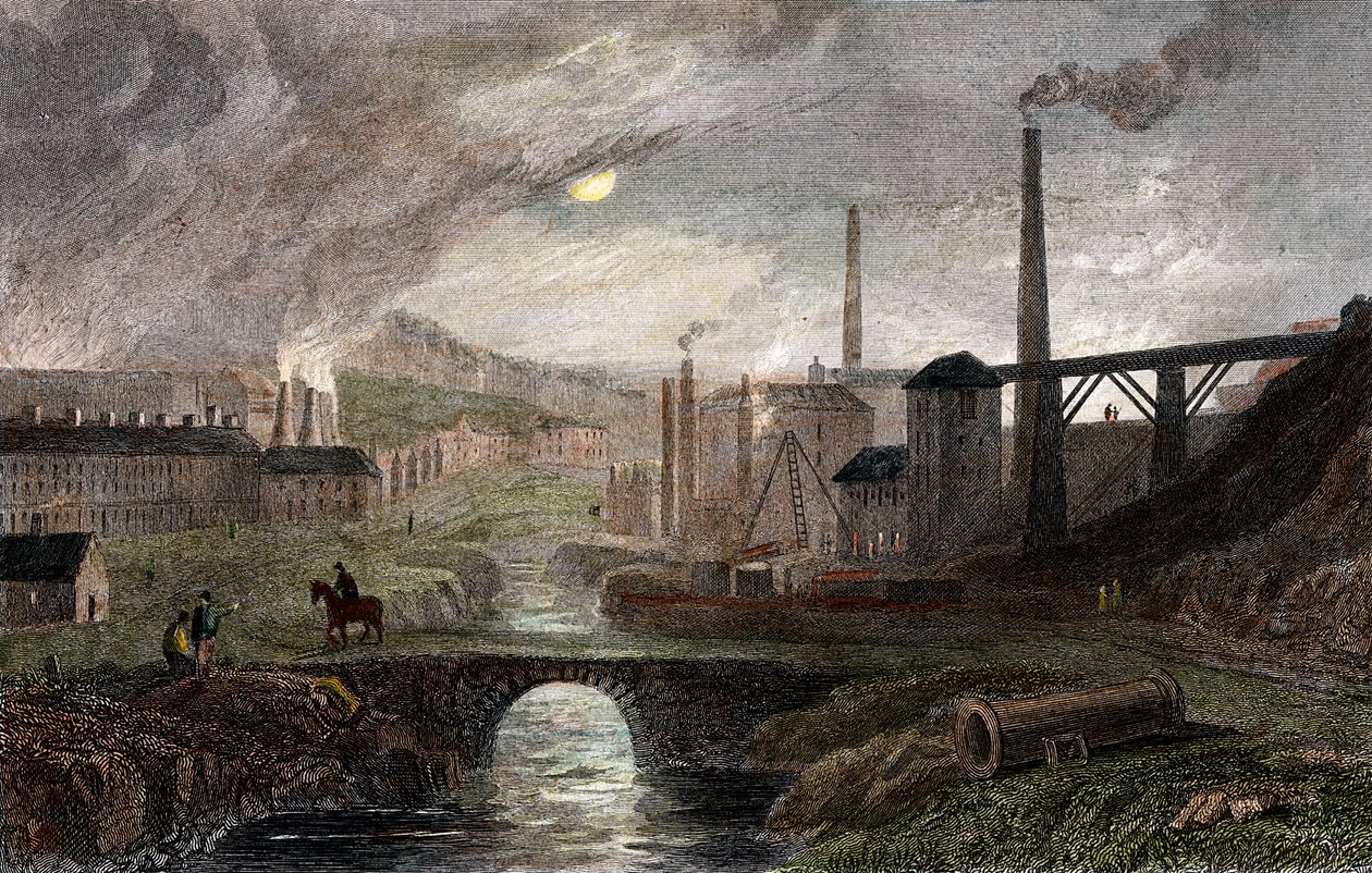 Nant-y-Glow Demir İşleri, Monmouthshire, Galler, c1780, c1830 by Unbekannt