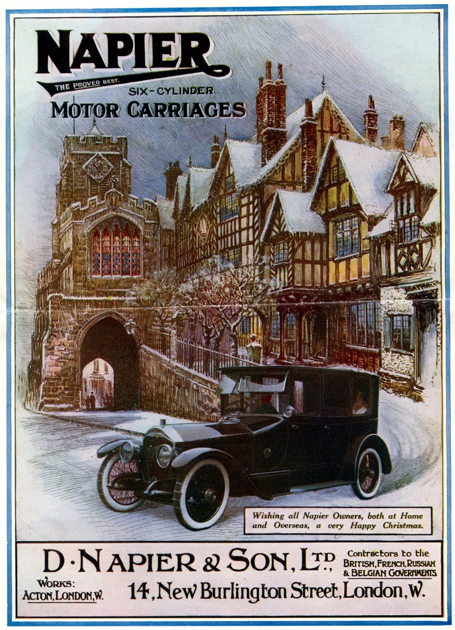 Napier, altı silindirli motorlu arabalar, 1917 by Unbekannt