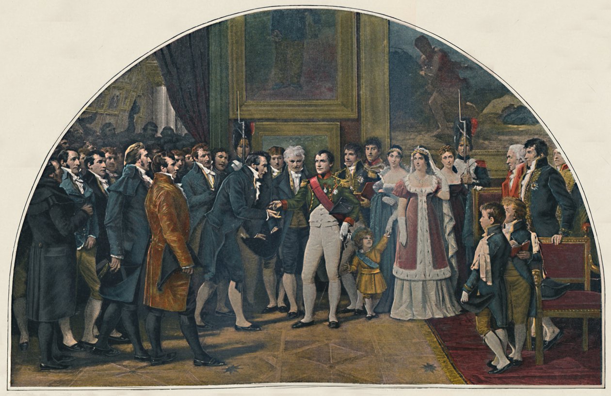 Napolyon Sanatçıları Süslerken, c1808, 1896 by Unbekannt