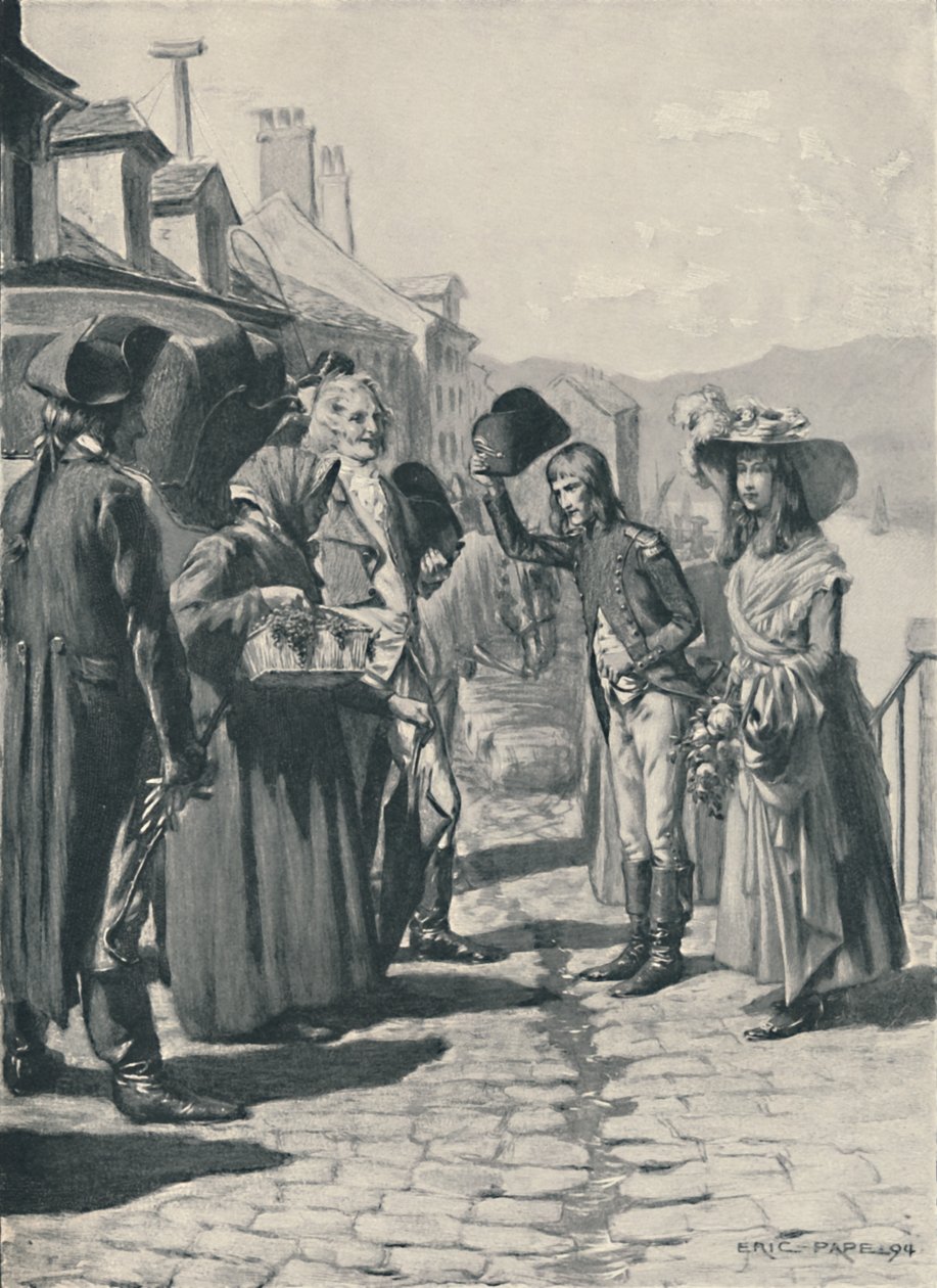 Napolyon Kardeşi Elisa ile Korsika Yolunda, 1894, 1896 by Unbekannt