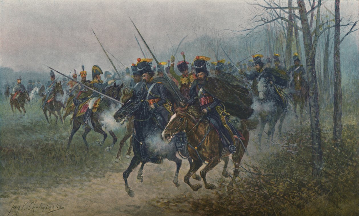 Napolyon ve Asasını Kazaklar Şaşırttı, 1812, 1896. by Unbekannt