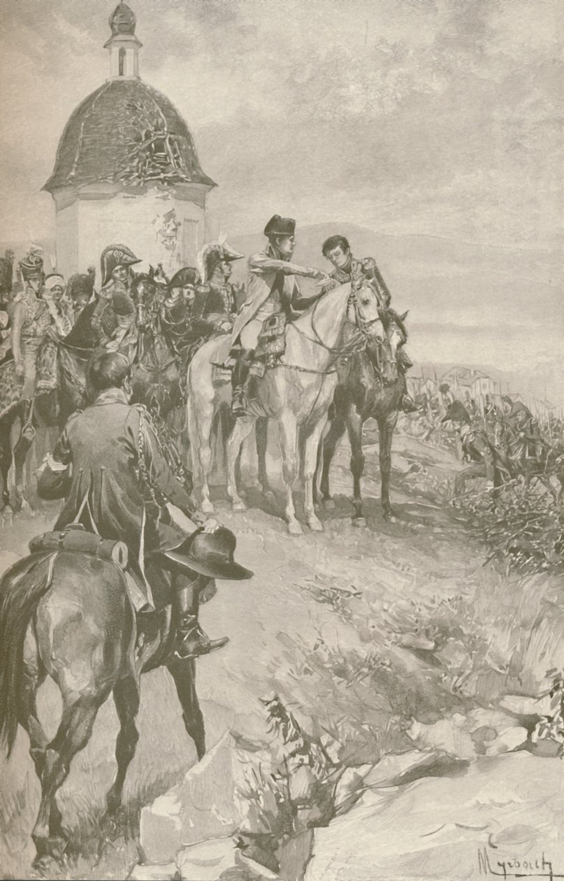 Napolyon ve Asası, Austerlitz'de, 1896 by Unbekannt