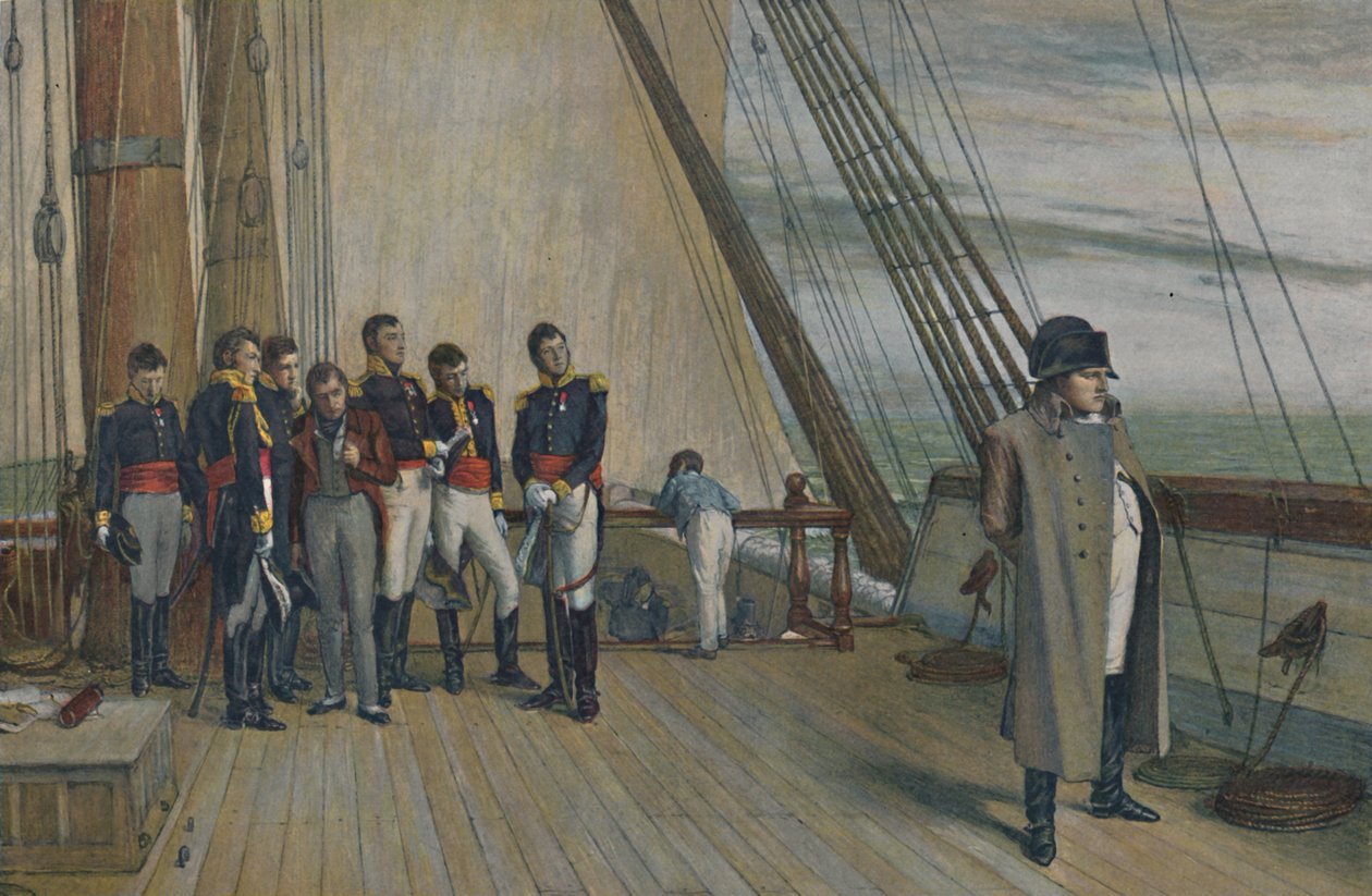 Napolyon Gemide H.M.S. Bellerophon, Temmuz 1815, 1896. by Unbekannt