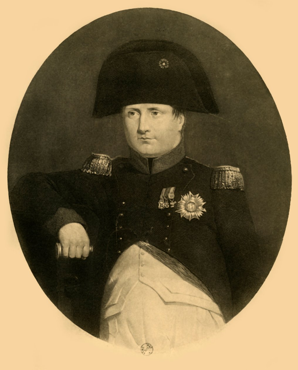 Napolyon, Bellerophon gemisinde, Temmuz 1815, 1921. by Unbekannt