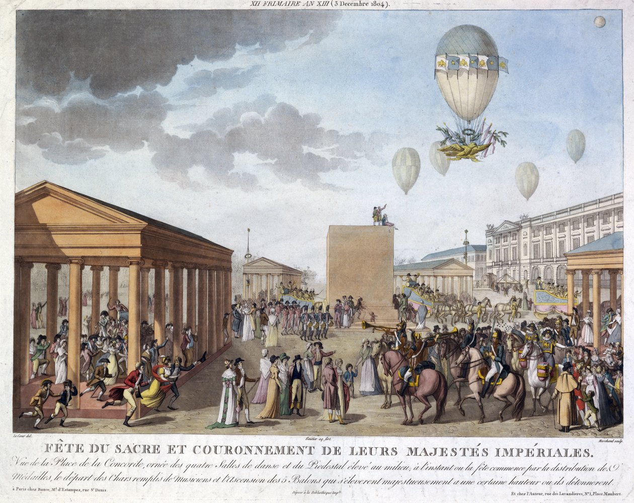 Napolyon'un taç giyme töreni, 3 Aralık 1804 by Unbekannt