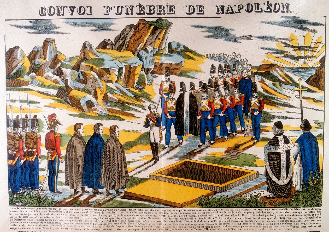Napolyon cenaze korteji, St Helena, 1821 1826 by Unbekannt