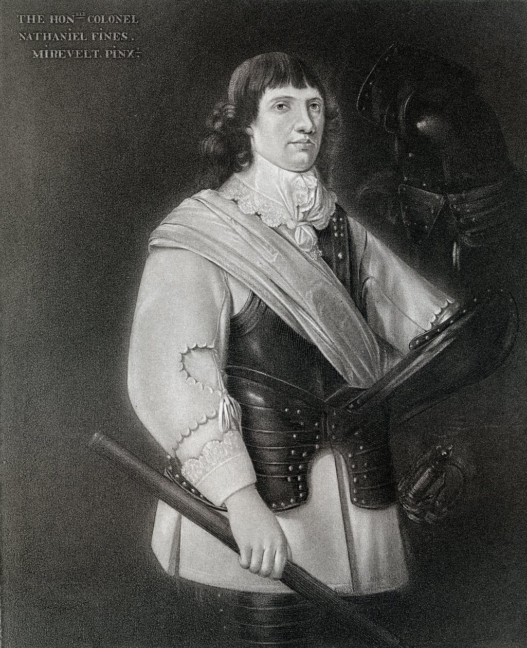 Nathaniel Fiennes, c1608-1669, İngiliz politikacı, 17. yüzyıl, 1899 by Unbekannt