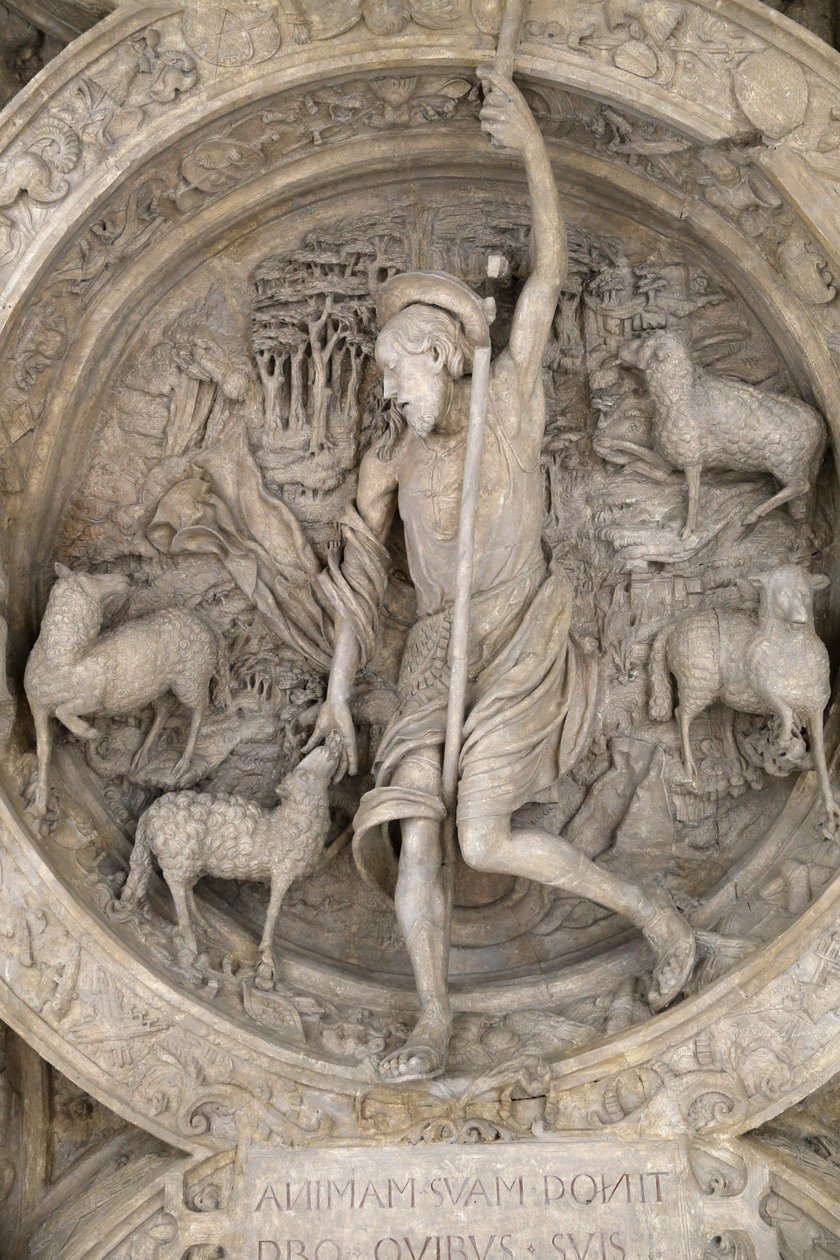 Ulusal Fransız Anıtları Müzesi. Gros Horloge kapısının Sandığı. İyi çoban. Oyuncular, Paris, Fransa by Unbekannt