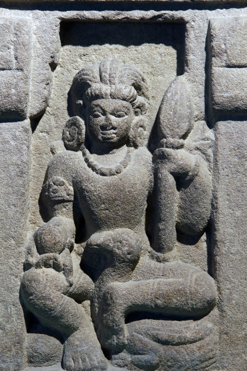 Hindistan Ulusal Müzesi, Delhi. Karttikeya. Gupta, MS 6. yüzyıl, Varanasi (Uttar Pradesh). Taş. Detay. Hindistan. by Unbekannt