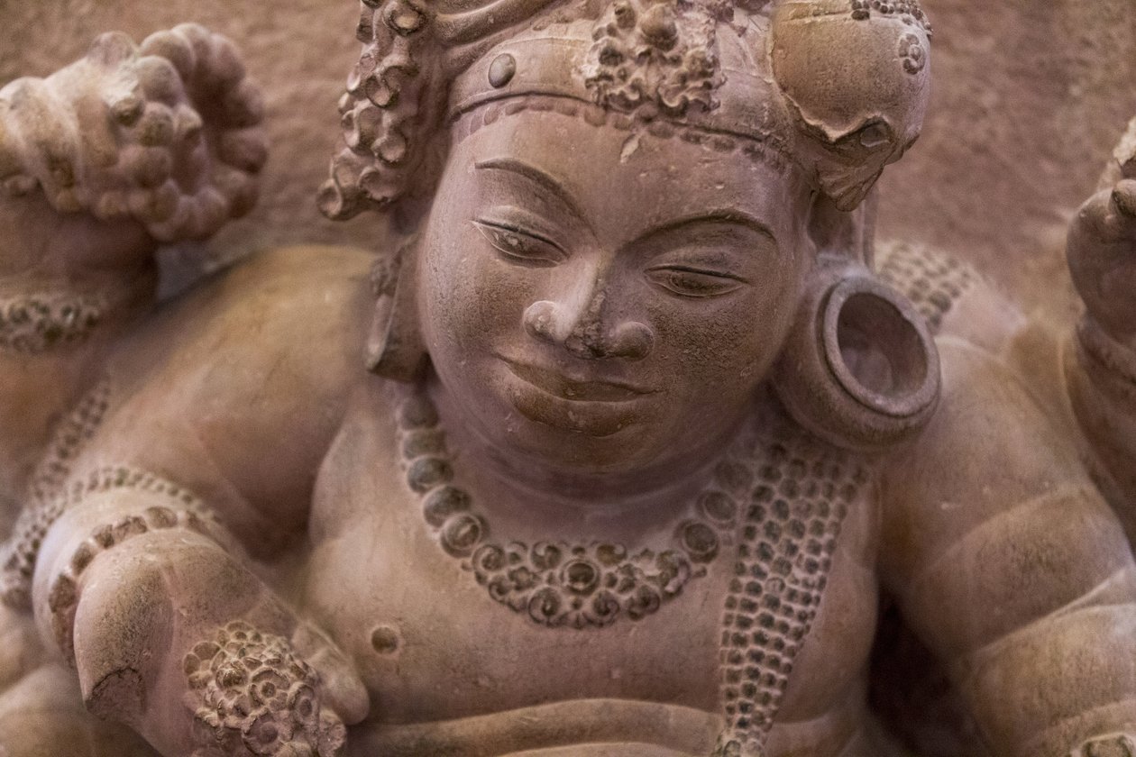 Hindistan Ulusal Müzesi, Delhi. Shiva Vamana. Nagpur, Maharashtra. Taş. 5. yüzyıl CE Detay. Hindistan. by Unbekannt