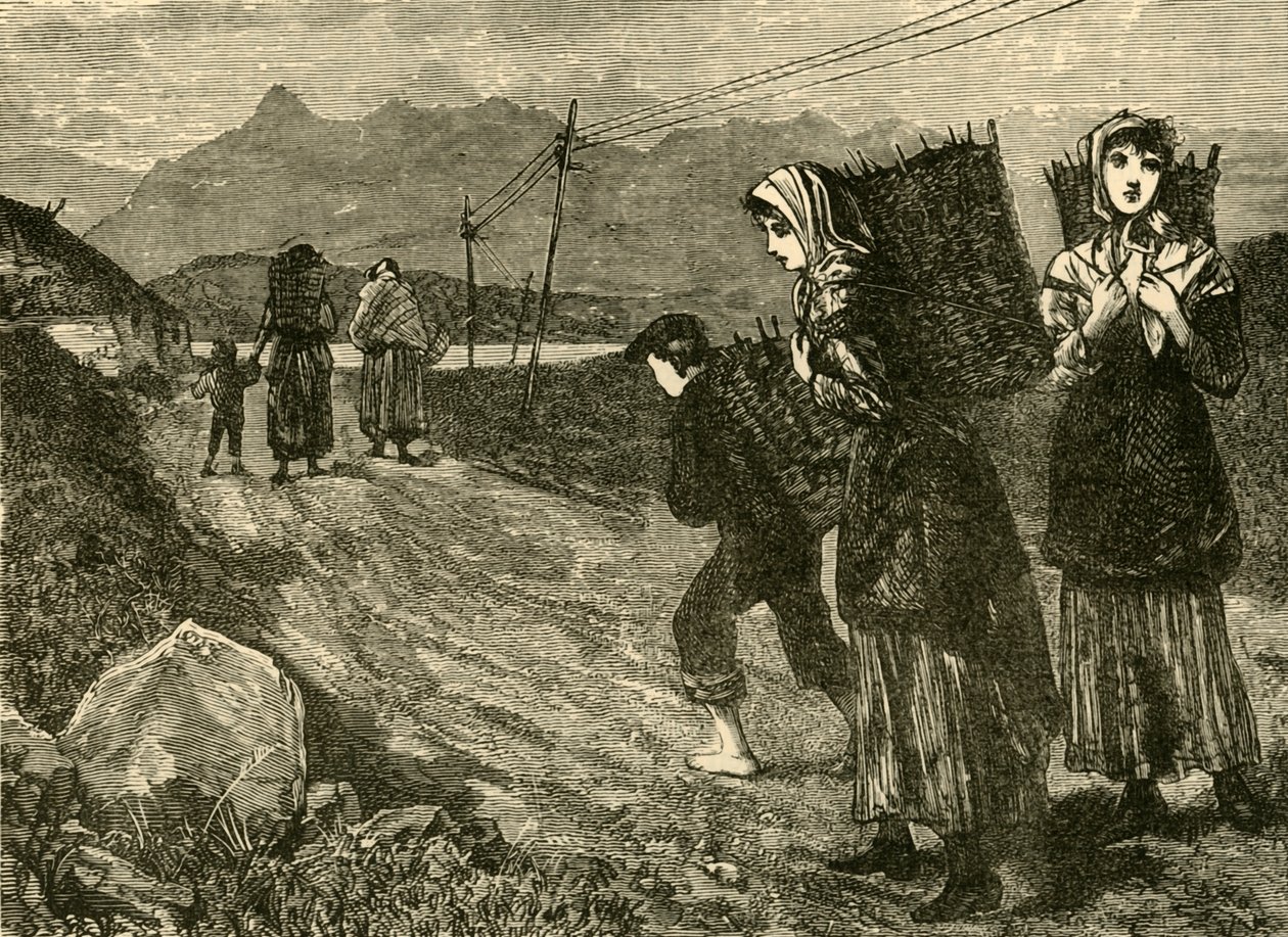 Turbaya Giden Yerliler, 1898. by Unbekannt