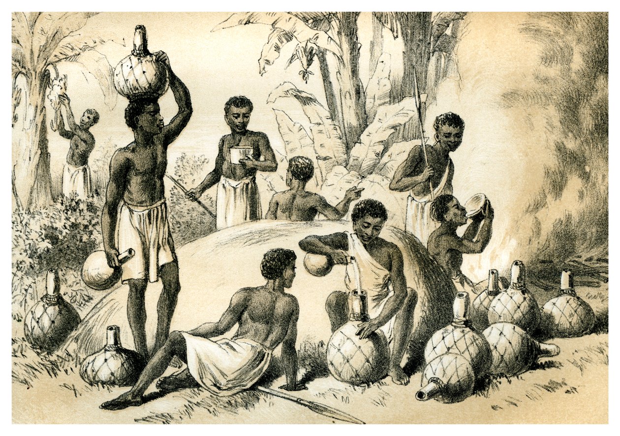 Pombe Yapan Yerliler, 1883 by Unbekannt