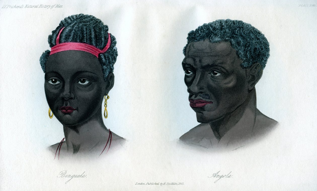 Benguela ve Angola Yerlileri, 1848 by Unbekannt
