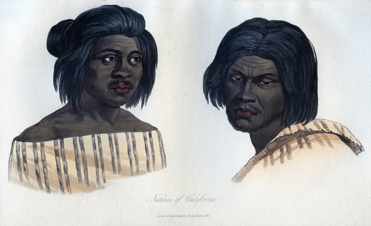 Kaliforniya Yerlileri, 1848 by Unbekannt