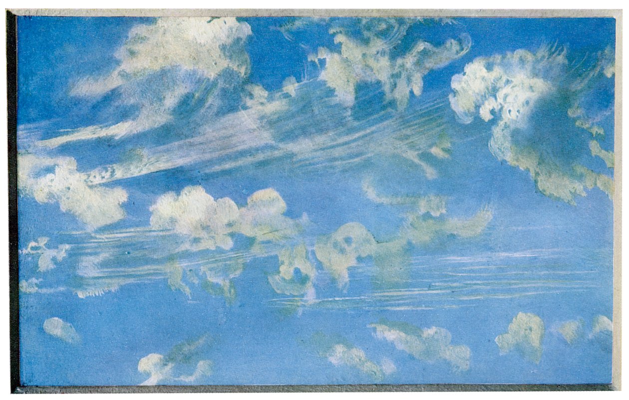 Doğa: bulut çalışması, c1822 1956 by Unbekannt
