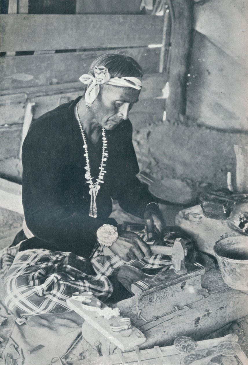 Navajo Gümüş ve Turkuaz Takı, 1931 by Unbekannt