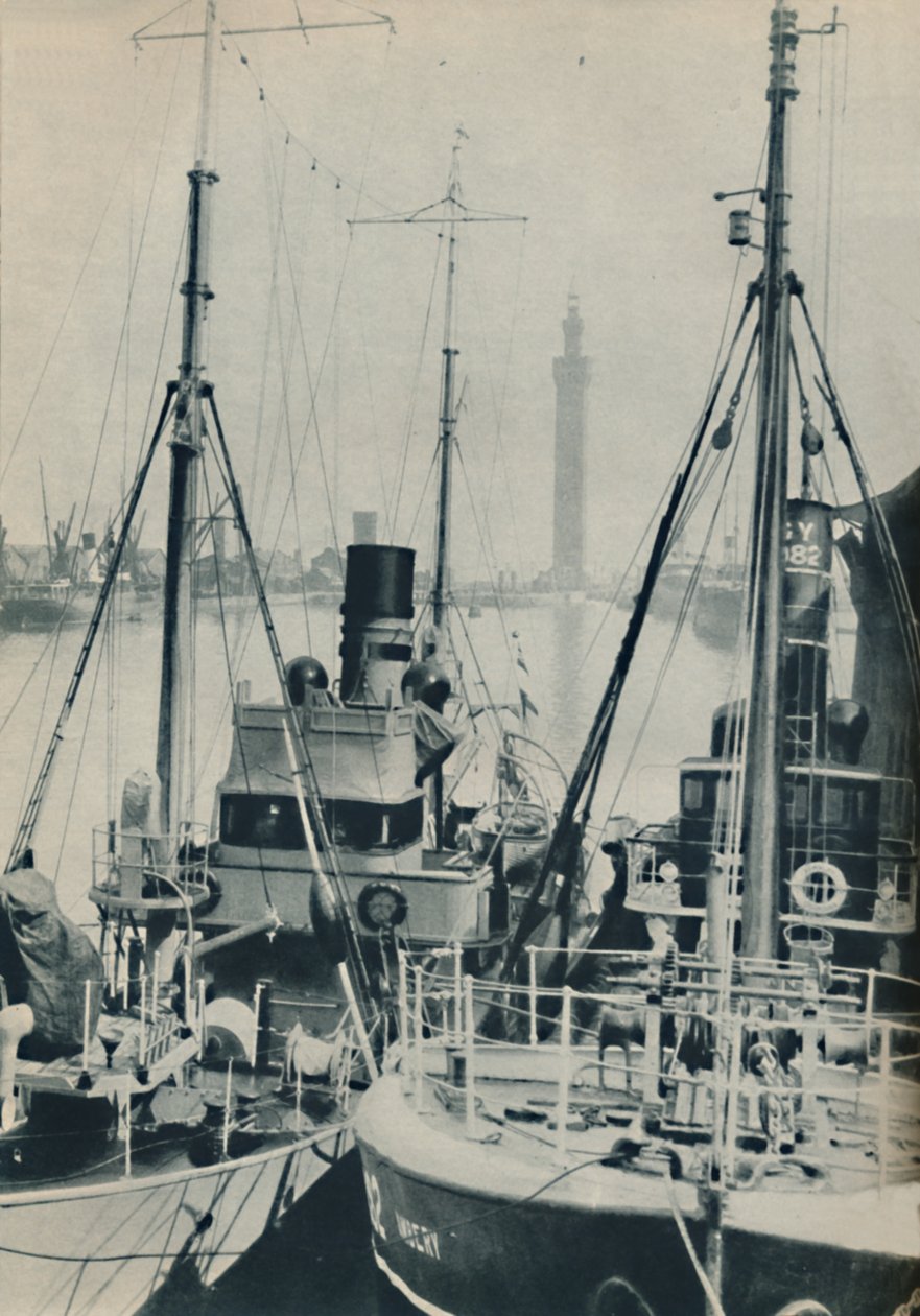 Naval Trawler, HMS Liffy, Grimsby Docks