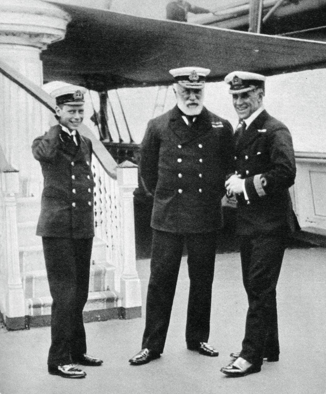 Donanma Harbiyeli Prens Albert ile Amiral Sir Lewis Beaumont, 1912 by Unbekannt