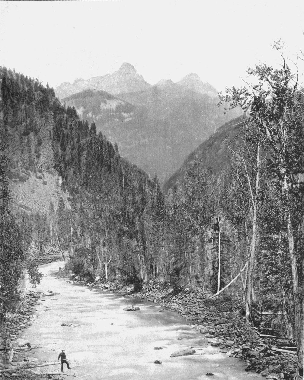 Needle Dağları, Rio de las Animas Kanyonu, Colorado, ABD, c1900. by Unbekannt
