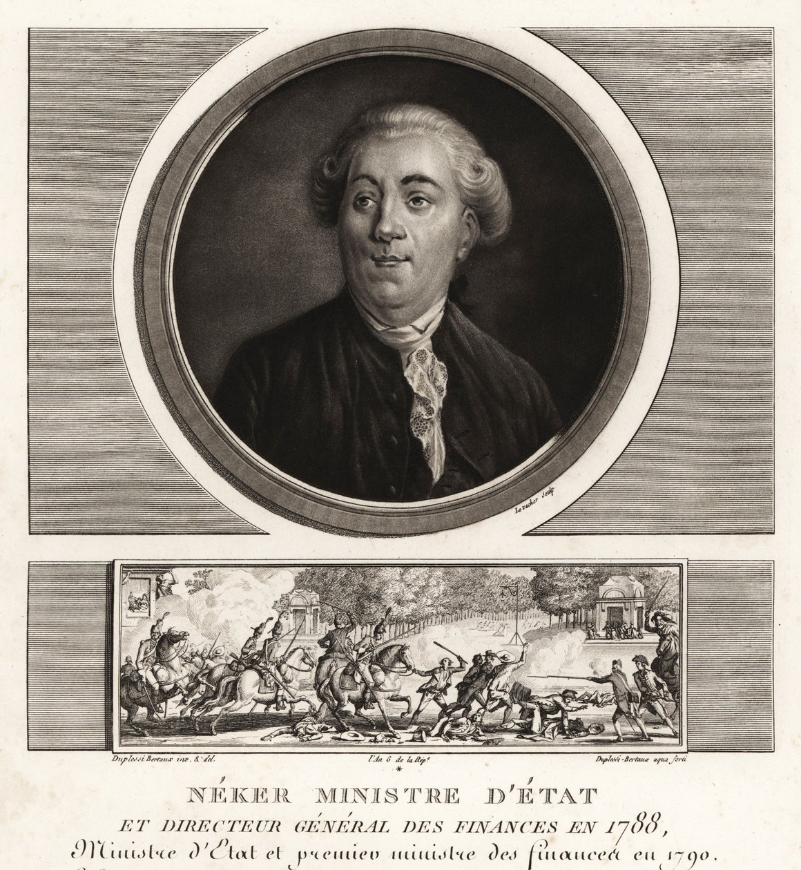 Neker veya Jacques Necker, devlet bakanı ve maliye genel müdürü by Unbekannt