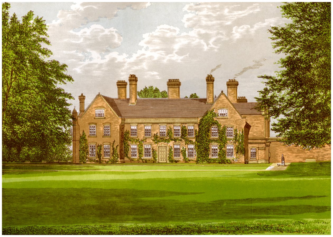Nether Hall, Suffolk, Greene ailesinin evi, c1880 by Unbekannt
