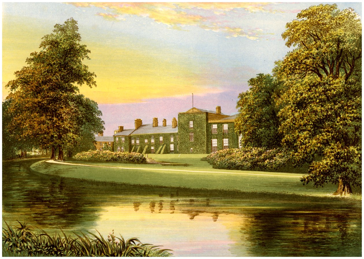 Netherhall, Cumbria, Pocklington-Senhouse ailesinin evi, c1880 by Unbekannt