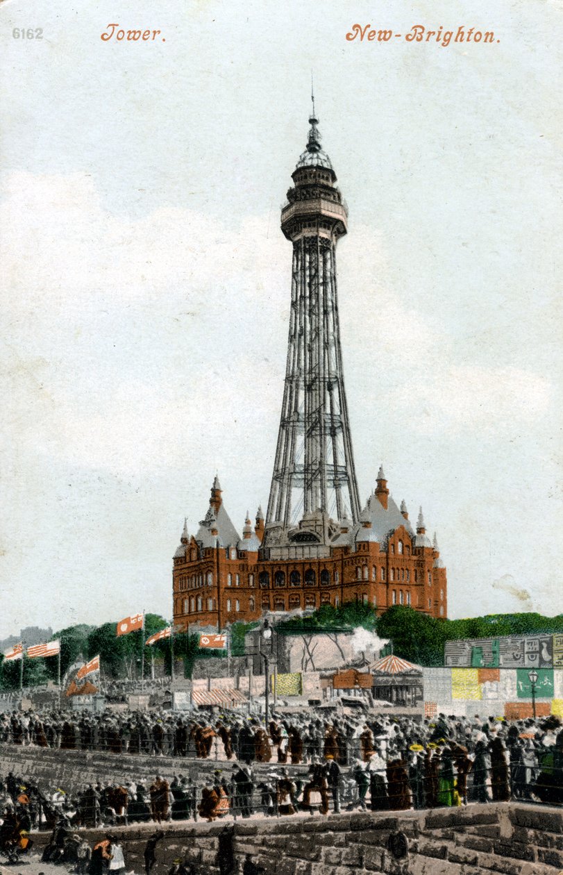 New Brighton Kulesi, Wallasey, Cheshire, c1898-c1921 by Unbekannt