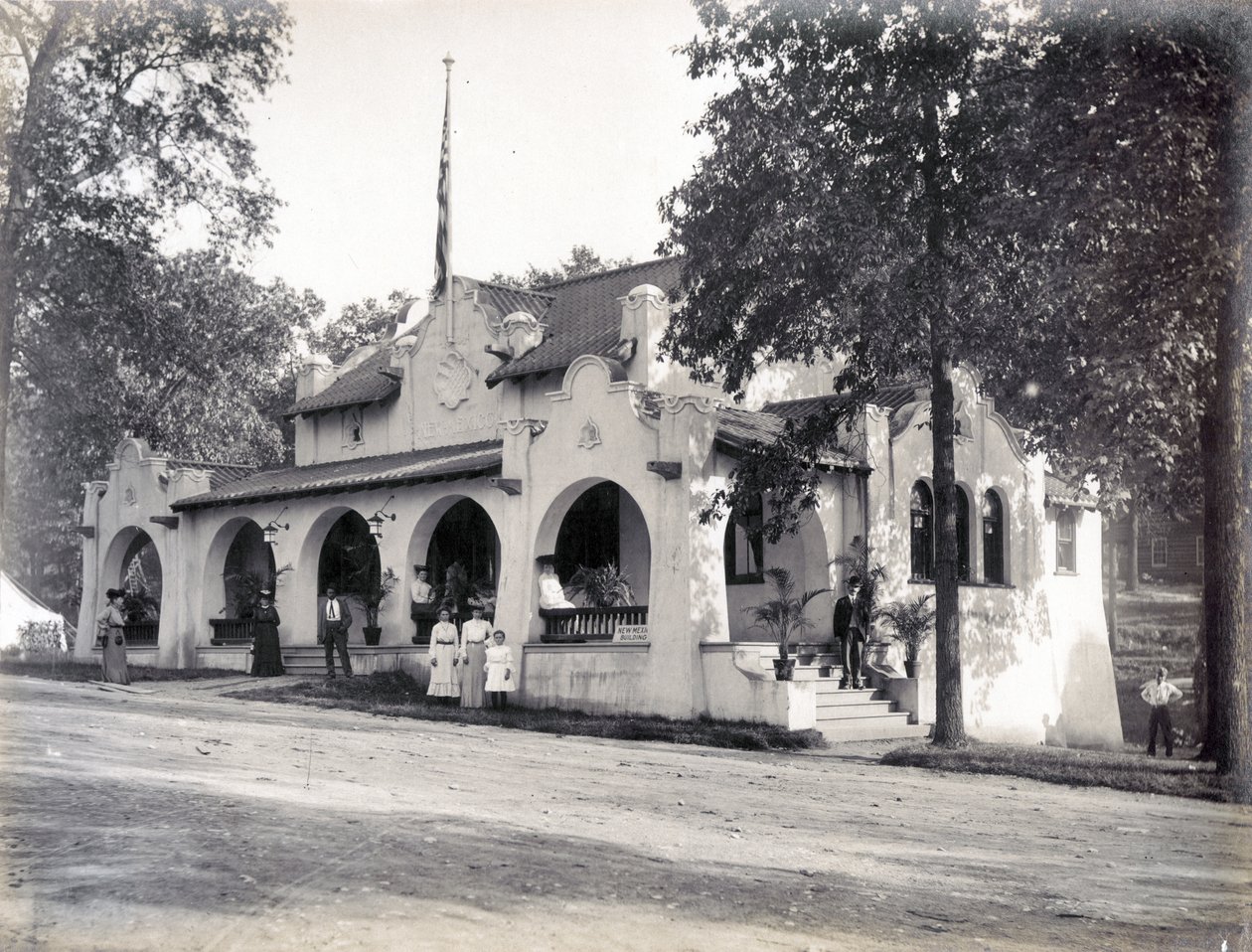 1904 Dünya Fuarı'nda New Mexico Eyalet Binası by Unbekannt