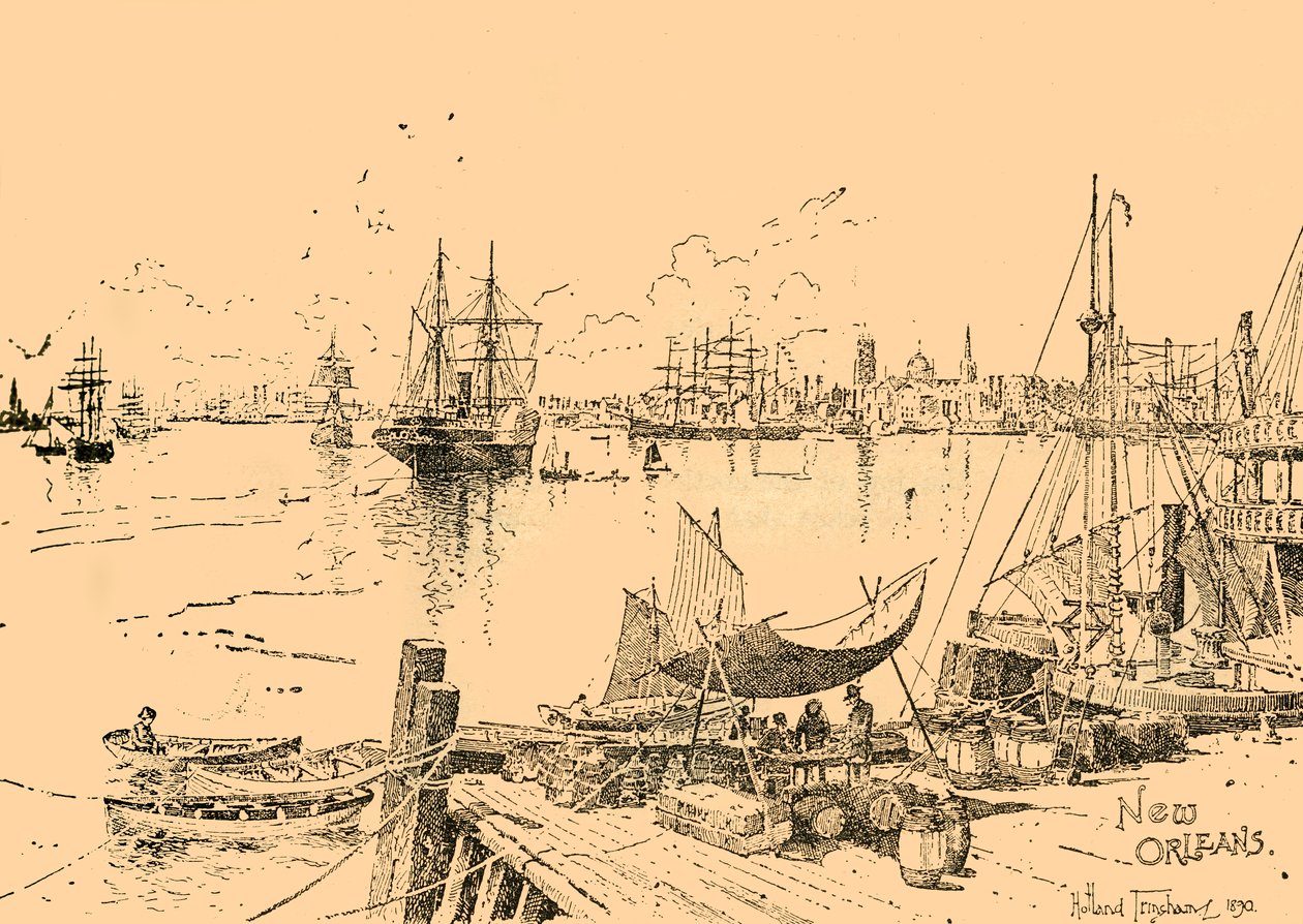 New Orleans, Louisiana, c1890. by Unbekannt