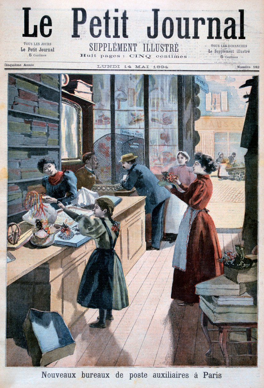 Yeni yardımcı postaneler, Paris, 1894 by Unbekannt