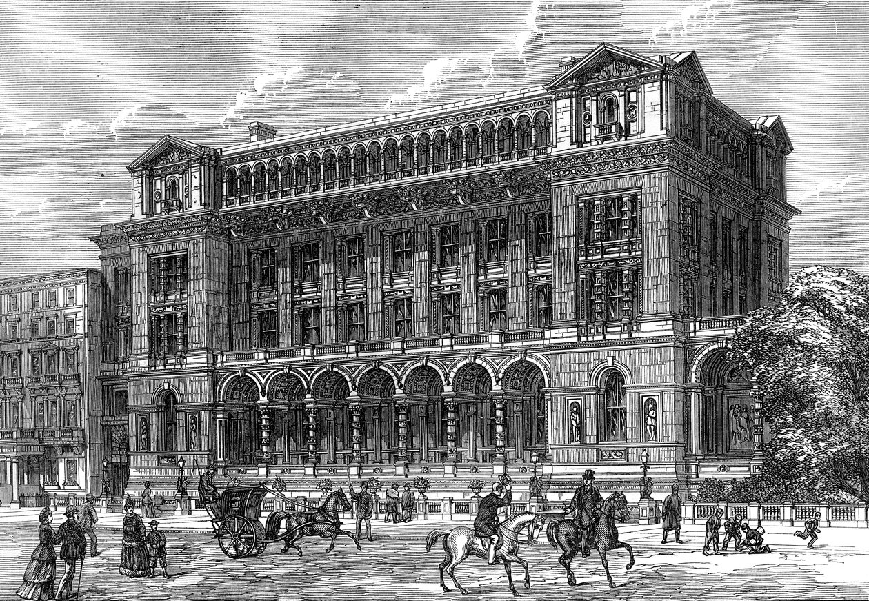 Yeni bilim okulları, South Kensington, Londra, 19. yüzyıl by Unbekannt