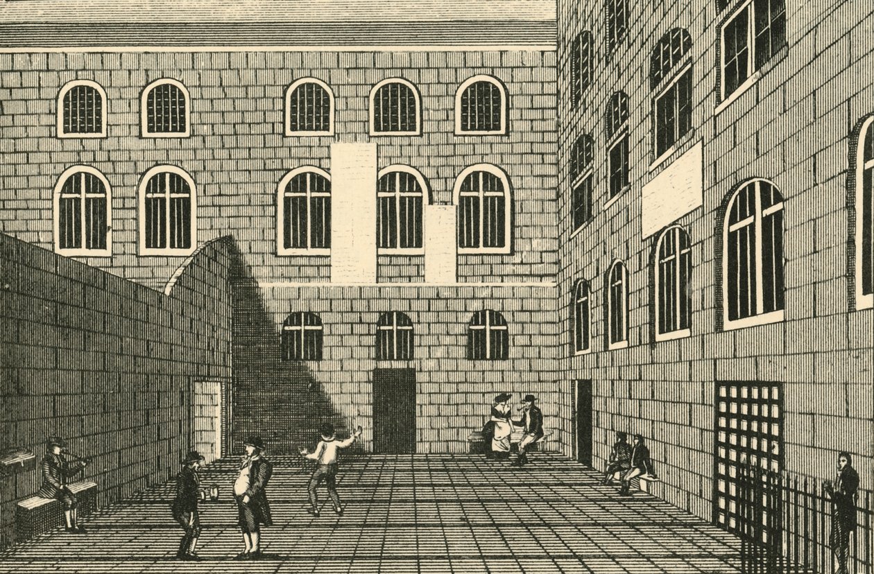 Newgate, İç Mahkeme, 18. yüzyıl, 1925. by Unbekannt