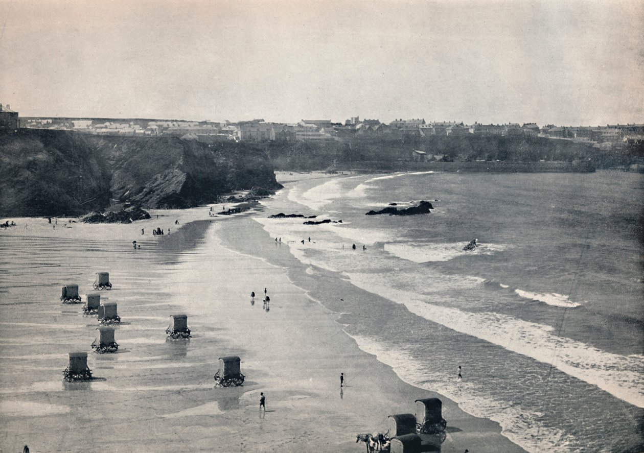 Newquay - Sessiz Bir Yıkanma Yeri, 1895 by Unbekannt