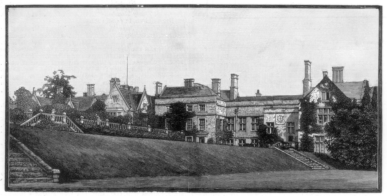 Newstead Manastırı, Nottinghamshire, 1888 by Unbekannt