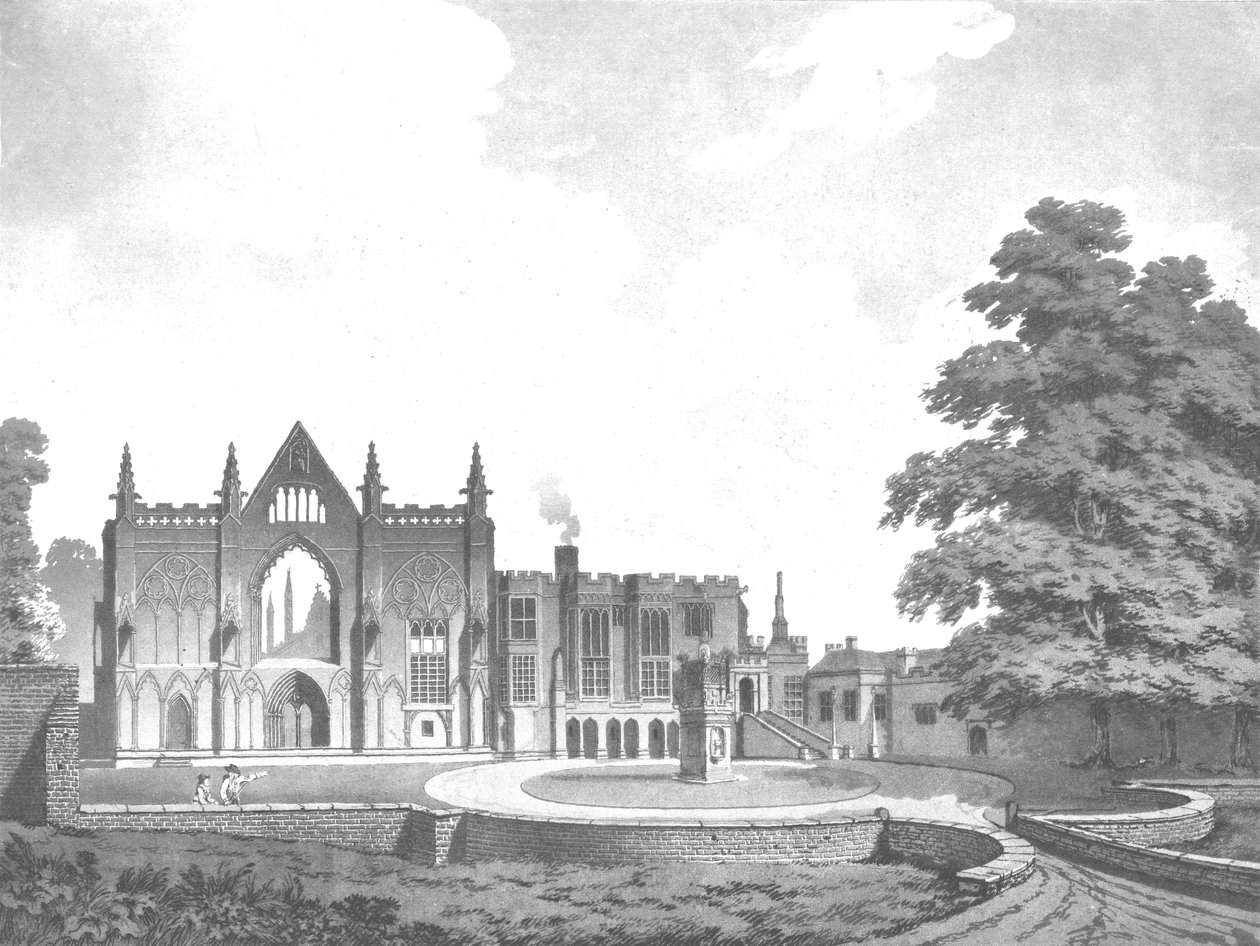 Newstead Manastırı, Nottinghamshire, 18. yüzyıl by Unbekannt