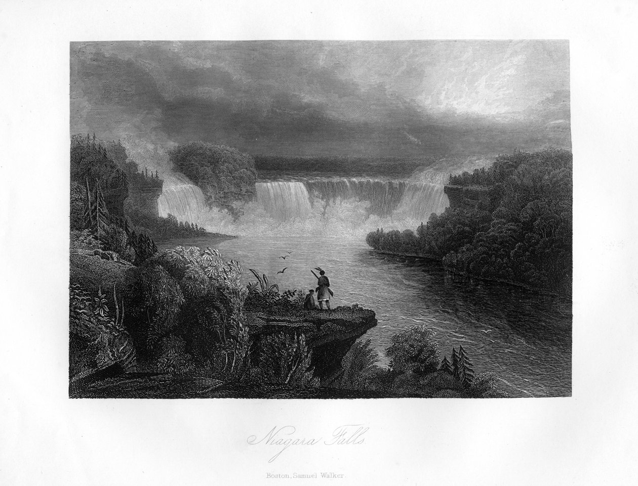 Niagara Şelalesi, 1855 by Unbekannt