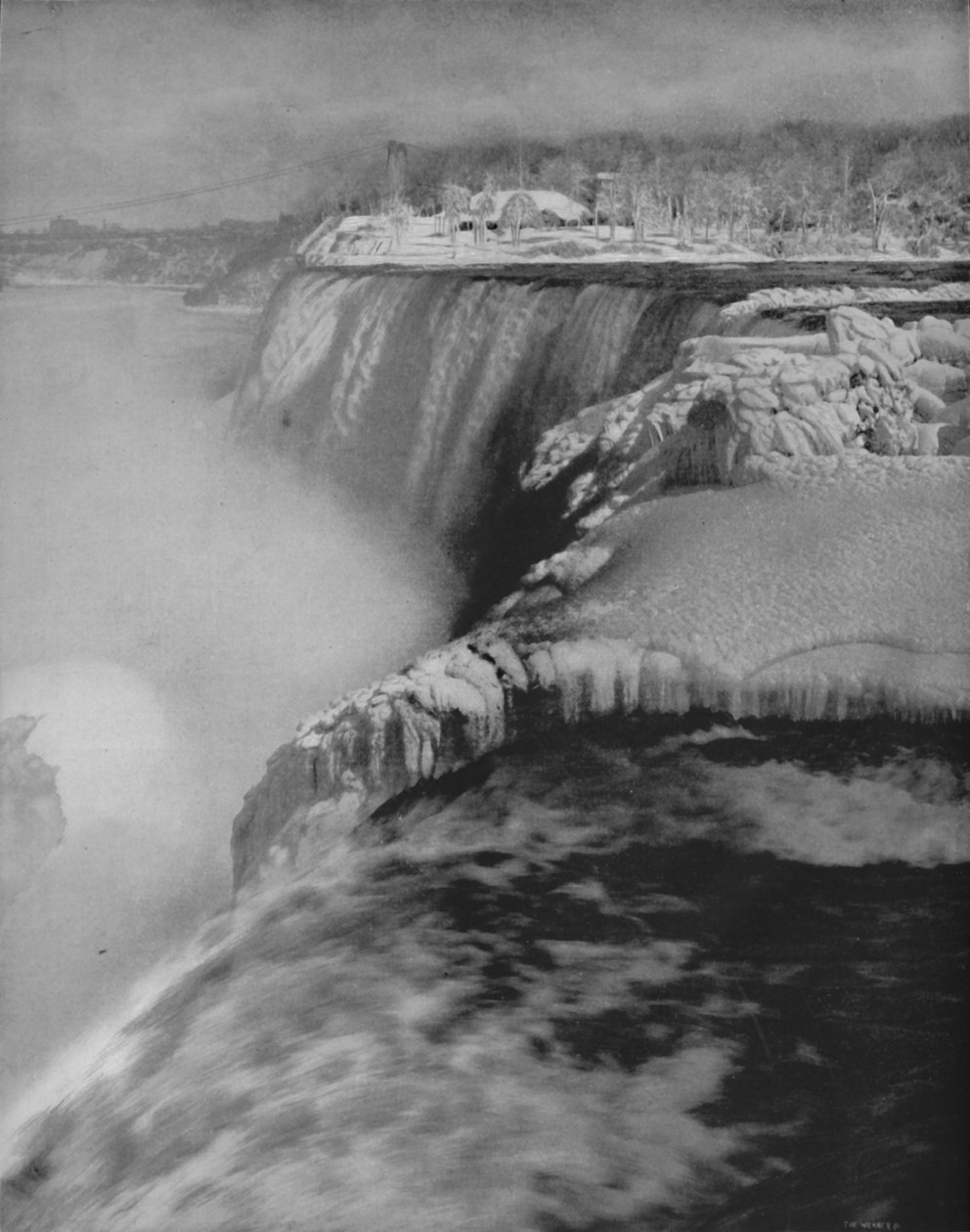 Kışın Niagara, 19. yüzyıl by Unbekannt